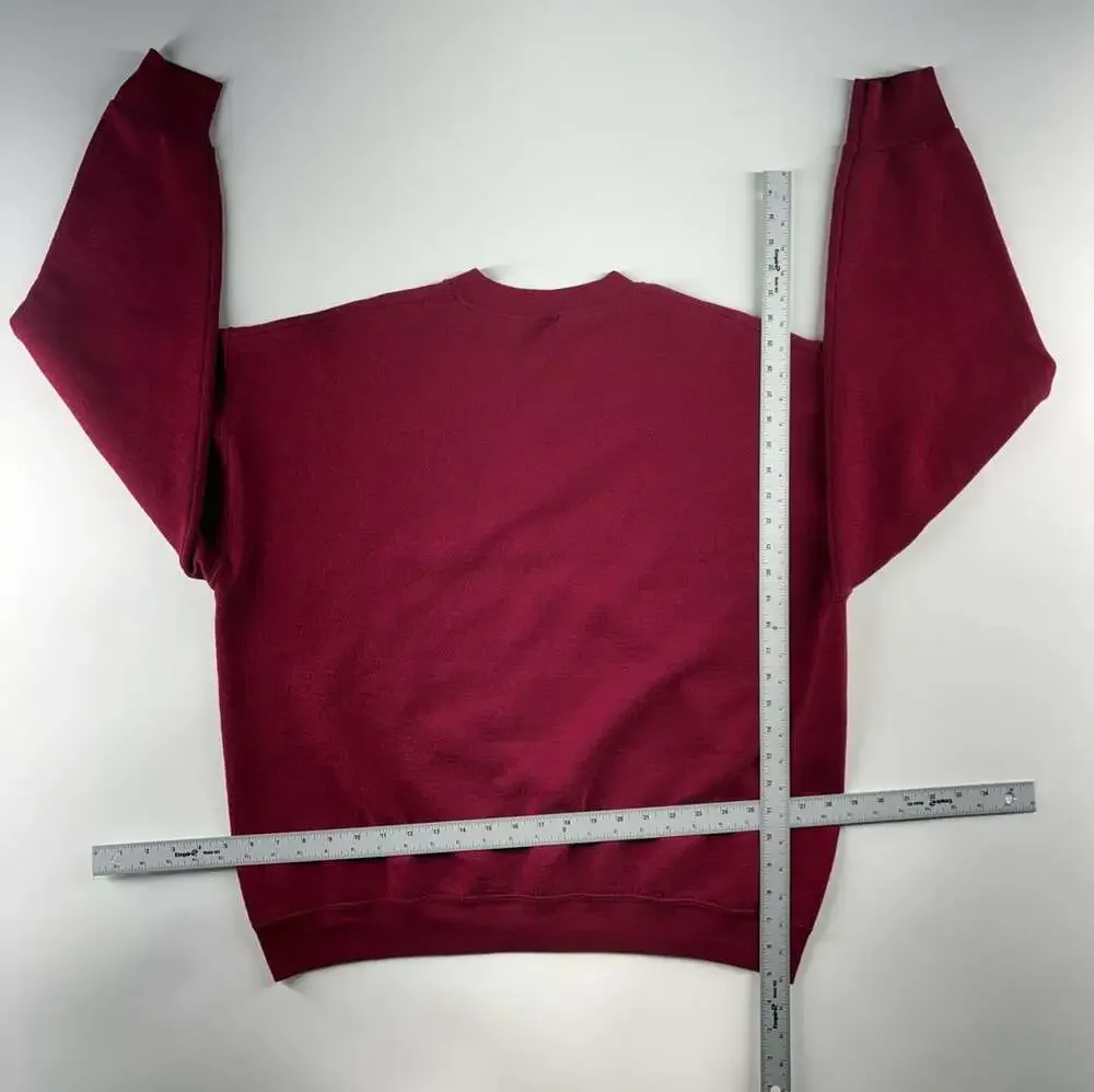 Gucci Vintage Bootleg Sweatshirt Burgundy Red Crest Logo
